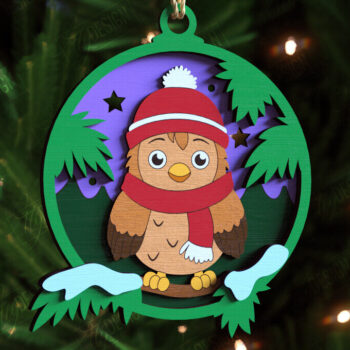 Intra απο ξύλο plywood 3mm-4mm πάχος - Παιχνίδι Χριστουγεννιάτικου Δέντρου | Διακοσμήσεις διακοπών Δίασταση 15x15 cm INTRAFABR-109883596 - Image 1