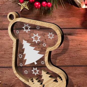 Intra απο ξύλο plywood 3mm-4mm πάχος - Παιχνίδι ΧΡΙΣΤΟΥΓΕΝΝΙΑΤΙΚΟ ΔΕΝΤΡΟ, Διακόσμηση σπιτιού Δίασταση 5x3 cm INTRAFABR-82258852 - Image 6