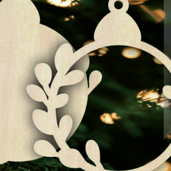 Intra απο ξύλο plywood 3mm-4mm πάχος - Αρχεία  κομμένα με λέιζερ για χριστουγεννιάτικο δέντρο Δίασταση 6x6 cm INTRAFABR-106695352 - Image 2