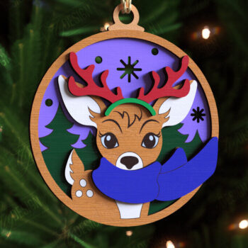 Intra απο ξύλο plywood 3mm-4mm πάχος - Πακέτο παιχνιδιών Χριστουγεννιάτικου Δέντρου | Αργία Δίασταση 15x15 cm INTRAFABR-109883996 - Image 10