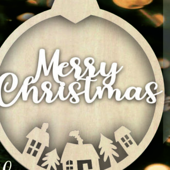 Intra απο ξύλο plywood 3mm-4mm πάχος - Χριστουγεννιάτικο Δέντρο Παιχνίδια Αρχεία   Δίασταση 6x6 cm INTRAFABR-104941181 - Image 4