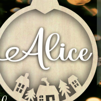 Intra απο ξύλο plywood 3mm-4mm πάχος - Χριστουγεννιάτικο Δέντρο Παιχνίδια Αρχεία   Δίασταση 6x6 cm INTRAFABR-104941181 - Image 5