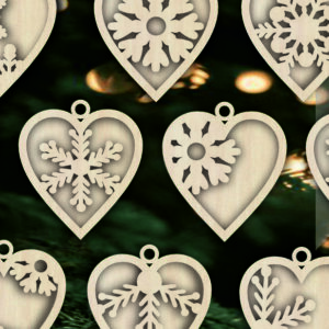 Intra απο ξύλο plywood 3mm-4mm πάχος - Χριστουγεννιάτικο Δέντρο Παιχνίδια Αρχεία   Δίασταση 6x6 cm INTRAFABR-104917565