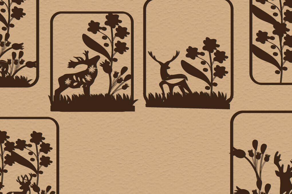 Intra απο ξύλο plywood 3mm-4mm πάχος - Χριστουγεννιάτικο δέντρο με δέντρο Δίασταση 20x20 cm INTRAFABR-79984662