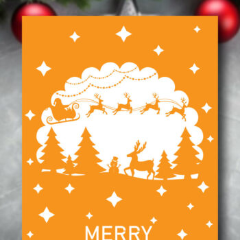 Intra απο ξύλο plywood 3mm-4mm πάχος - Christmas Ultimate Card Bundle  Δίασταση 15x15 cm INTRAFABR-85282906 - Image 3