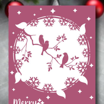 Intra απο ξύλο plywood 3mm-4mm πάχος - Christmas Ultimate Card Bundle  Δίασταση 15x15 cm INTRAFABR-85282906 - Image 9