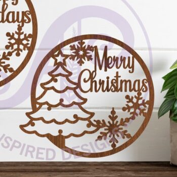 Intra απο ξύλο plywood 3mm-4mm πάχος - Χριστουγεννιάτικες επιγραφές τοίχου 2 Επιλογές, Δίασταση 40x50 cm INTRAFABR-80181597 - Image 1