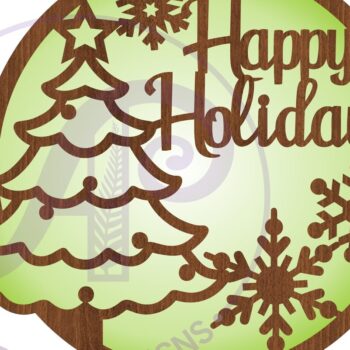 Intra απο ξύλο plywood 3mm-4mm πάχος - Χριστουγεννιάτικες επιγραφές τοίχου 2 Επιλογές, Δίασταση 40x50 cm INTRAFABR-80181597 - Image 5