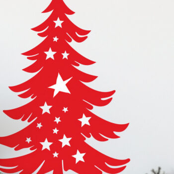 Intra απο ξύλο plywood 3mm-4mm πάχος - Χριστουγεννιάτικη διακόσμηση τοίχου  Cut  Δίασταση 4x4 cm INTRAFABR-100386479 - Image 1