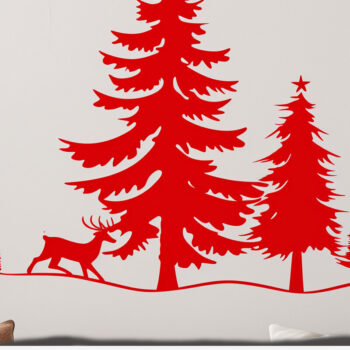 Intra απο ξύλο plywood 3mm-4mm πάχος - Χριστουγεννιάτικη διακόσμηση τοίχου  Cut  Δίασταση 4x4 cm INTRAFABR-100389229 - Image 1