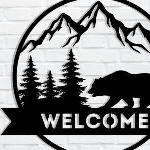 Intra απο ξύλο plywood 3mm-4mm πάχος - Christmas Welcome Sing Metal Wall Art Δίασταση 40x50 cm INTRAFABR-83253053