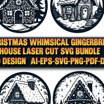 Intra απο ξύλο plywood 3mm-4mm πάχος - Χριστουγεννιάτικο ιδιότροπο μελόψωμο σπίτι Δίασταση 15x15 cm INTRAFABR-107975056 - Image 1