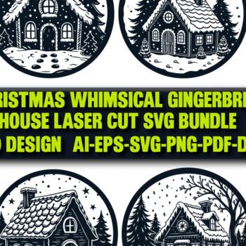 Intra απο ξύλο plywood 3mm-4mm πάχος - Χριστουγεννιάτικο ιδιότροπο μελόψωμο σπίτι Δίασταση 15x15 cm INTRAFABR-107975674 - Image 1