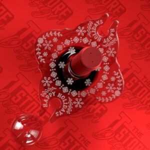 Intra απο ξύλο plywood 3mm-4mm πάχος - Christmas Wine Caddy Laser Cut  Δίασταση 15x15 cm INTRAFABR-79829517