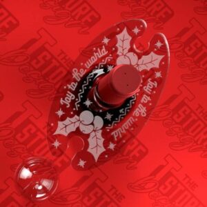 Intra απο ξύλο plywood 3mm-4mm πάχος - Christmas Wine Caddy Laser Cut  Δίασταση 15x15 cm INTRAFABR-79829551