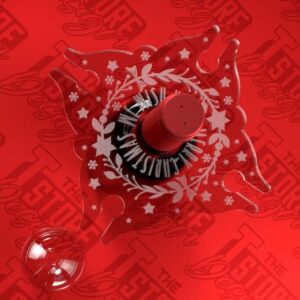 Intra απο ξύλο plywood 3mm-4mm πάχος - Christmas Wine Caddy Laser Cut  Δίασταση 15x15 cm INTRAFABR-79829559