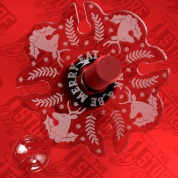 Intra απο ξύλο plywood 3mm-4mm πάχος - Christmas Wine Caddy Laser Cut  Δίασταση 15x15 cm INTRAFABR-79829580 - Image 7