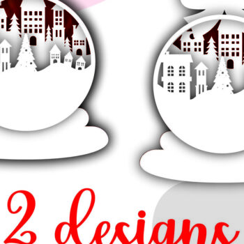 Intra απο ξύλο plywood 3mm-4mm πάχος -  Χριστουγεννιάτικο  Winter City Δίασταση 6x6 cm INTRAFABR-103182066 - Image 7