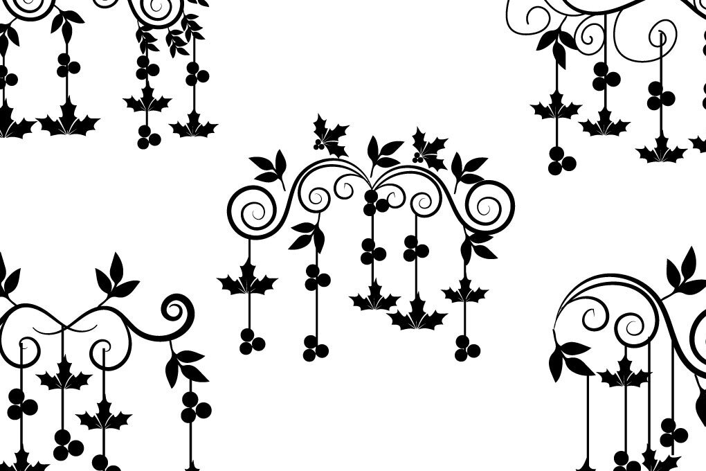 Intra απο ξύλο plywood 3mm-4mm πάχος - Χριστουγεννιάτικο Χειμερινό Floral Στολίδι Δίασταση 6x6 cm INTRAFABR-81318458