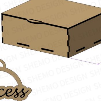 Intra απο ξύλο plywood 3mm-4mm πάχος - Χριστουγεννιάτικο κουτί ευχών για  Δίασταση 20x20 cm INTRAFABR-42471862 - Image 4