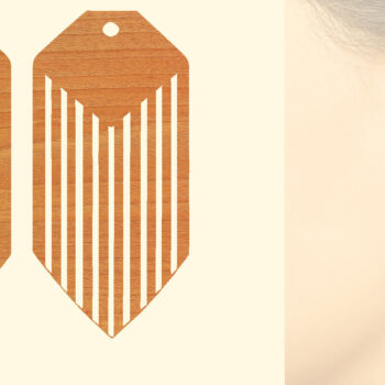 Intra απο ξύλο plywood 3mm-4mm πάχος - Χριστουγεννιάτικα Ξύλινα Σκουλαρίκια Laser Cut  Δίασταση 3x3 cm INTRAFABR-79868522 - Image 1