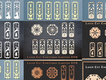 Intra απο ξύλο plywood 3mm-4mm πάχος - Χριστουγεννιάτικο Ξύλινο Φανάρι με Laser Cut Δίασταση 15x15 cm INTRAFABR-51983376 - Image 1