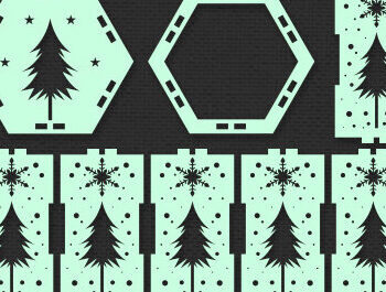 Intra απο ξύλο plywood 3mm-4mm πάχος - Χριστουγεννιάτικο Ξύλινο Φανάρι με Laser Cut Δίασταση 15x15 cm INTRAFABR-51983360 - Image 4