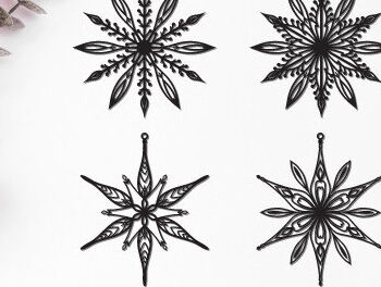 Intra απο ξύλο plywood 3mm-4mm πάχος - Χριστουγεννιάτικο Ξύλινο Δαχτυλίδι αυτιού  Πακέτο 1214 Δίασταση 3x3 cm INTRAFABR-111062637 - Image 3