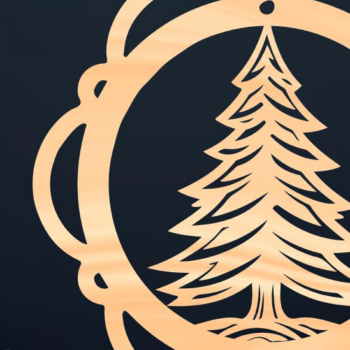 Intra απο ξύλο plywood 3mm-4mm πάχος - Χριστουγεννιάτικο Ξύλινο Στολίδι  PNG Δίασταση 1080x1080 cm INTRAFABR-110462142 - Image 1