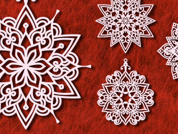 Intra απο ξύλο plywood 3mm-4mm πάχος - Χριστουγεννιάτικο Ξύλινο Στολίδι  Πακέτο 759 Δίασταση 6x6 cm INTRAFABR-107942753 - Image 2