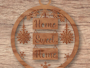 Intra απο ξύλο plywood 3mm-4mm πάχος - Χριστουγεννιάτικο Ξύλινο Στολίδι  Πακέτο 778 Δίασταση 6x6 cm INTRAFABR-50230114 - Image 6