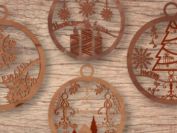 Intra απο ξύλο plywood 3mm-4mm πάχος - Χριστουγεννιάτικο Ξύλινο Στολίδι  Πακέτο 778 Δίασταση 6x6 cm INTRAFABR-50230114 - Image 7