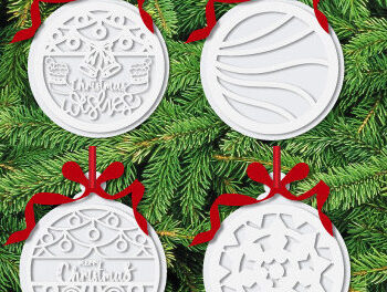 Intra απο ξύλο plywood 3mm-4mm πάχος - Χριστουγεννιάτικο Ξύλινο Στολίδι  Πακέτο1098 Δίασταση 6x6 cm INTRAFABR-108095155 - Image 1