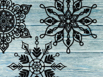 Intra απο ξύλο plywood 3mm-4mm πάχος - Χριστουγεννιάτικο Ξύλινο Στολίδι  Πακέτο1132 Δίασταση 6x6 cm INTRAFABR-108862275 - Image 2