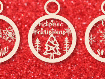 Intra απο ξύλο plywood 3mm-4mm πάχος - Χριστουγεννιάτικο Ξύλινο Στολίδι  Χαρτί κοπής Δίασταση 6x6 cm INTRAFABR-48798564 - Image 4