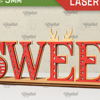 Intra απο ξύλο plywood 3mm-4mm πάχος - Χριστουγεννιάτικες Ξύλινες Βάσεις Πακέτο κοπής με λέιζερ Δίασταση 15x15 cm INTRAFABR-105334315 - Image 9