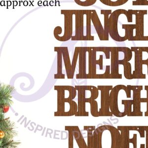 Intra απο ξύλο plywood 3mm-4mm πάχος - Χριστουγεννιάτικα στολίδια Word,   Δίασταση 6x6 cm INTRAFABR-81959398