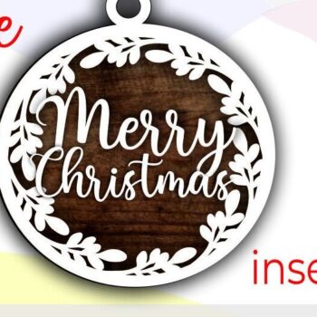 Intra απο ξύλο plywood 3mm-4mm πάχος - Χριστουγεννιάτικο στεφάνι στολίδι   Δίασταση 20x25 cm INTRAFABR-39297140 - Image 4