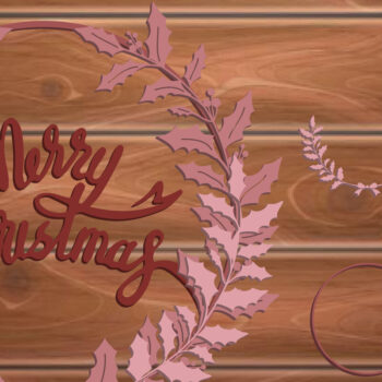 Intra απο ξύλο plywood 3mm-4mm πάχος - Χριστουγεννιάτικο στεφάνι Multilayer  Δίασταση 20x20 cm INTRAFABR-15679096 - Image 1