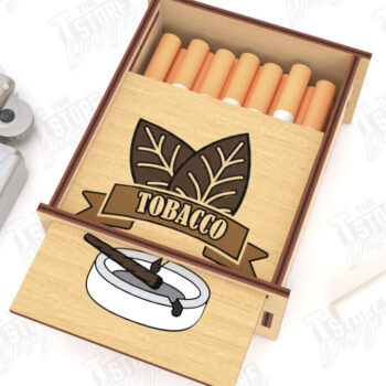 Intra απο ξύλο plywood 3mm-4mm πάχος - Κοπή Laser Box | Κουτί καπνού Δίασταση 20x20 cm INTRAFABR-120158707 - Image 1