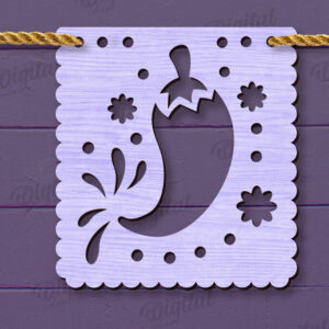 Intra απο ξύλο plywood 3mm-4mm πάχος - Cinco De Mayo Banner Laser Cut Δίασταση 30x20 cm INTRAFABR-118735203