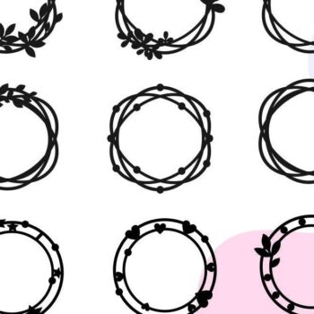 Intra απο ξύλο plywood 3mm-4mm πάχος - Κύκλος Πλαίσιο  Πακέτο , Πλαίσιο Φύλλων Δίασταση 20x25 cm INTRAFABR-32917775 - Image 1