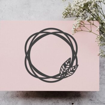 Intra απο ξύλο plywood 3mm-4mm πάχος - Κύκλος Πλαίσιο  Πακέτο , Πλαίσιο Φύλλων Δίασταση 20x25 cm INTRAFABR-32917775 - Image 6