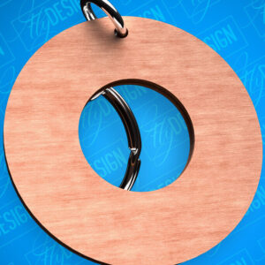 Intra απο ξύλο plywood 3mm-4mm πάχος - Κύκλος μπρελόκ σχήματα Laser Cut  Δίασταση 4x4 cm INTRAFABR-82325766