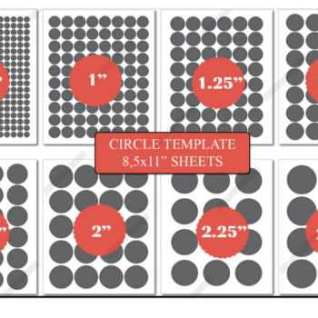 Intra απο ξύλο plywood 3mm-4mm πάχος - Πακέτο προτύπων ετικέτας κύκλου 254 Δίασταση 5x11 cm INTRAFABR-118645209 - Image 1