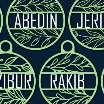 Intra απο ξύλο plywood 3mm-4mm πάχος - Πακέτο  Sign Sign Name Circle Cut Laser Cut Δίασταση 30x20 cm INTRAFABR-68219486 - Image 1