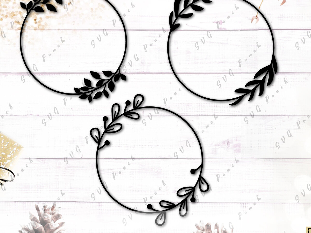 Intra απο ξύλο plywood 3mm-4mm πάχος - Στεφάνι κύκλου με φύλλα  Δίασταση 20x25 cm INTRAFABR-117745768