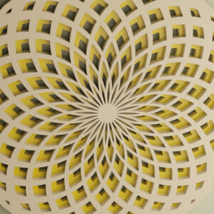 Intra απο ξύλο plywood 3mm-4mm πάχος - Κύκλος Yantra Στολίδι Δίασταση 6x6 cm INTRAFABR-113704239