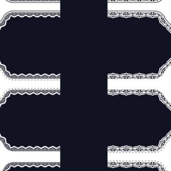 Intra απο ξύλο plywood 3mm-4mm πάχος - Κυκλικό φιόγκο με κορνίζα με δαντέλα  Σχέδιο Δίασταση 20x25 cm INTRAFABR-112799754 - Image 1