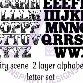 Intra απο ξύλο plywood 3mm-4mm πάχος - Σκηνή πόλης Γράμματα Αλφάβητο Σετ X 51 Δίασταση 30x20 cm INTRAFABR-95280533 - Image 5